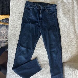 AG dark wash skinny jeans